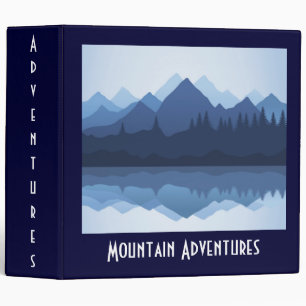 Mountain Silhouette Design Binder
