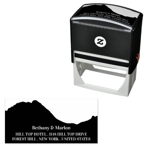 Mountain Silhouette Self_inking Stamp