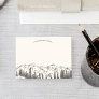 Mountain Sketch Personalized Post-it Notes