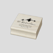 Mountain Sketch Return Address Self-inking Rubber Stamp
