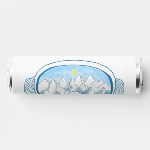 Mountain Ski Goggles Illustration  Breath Savers® Mints