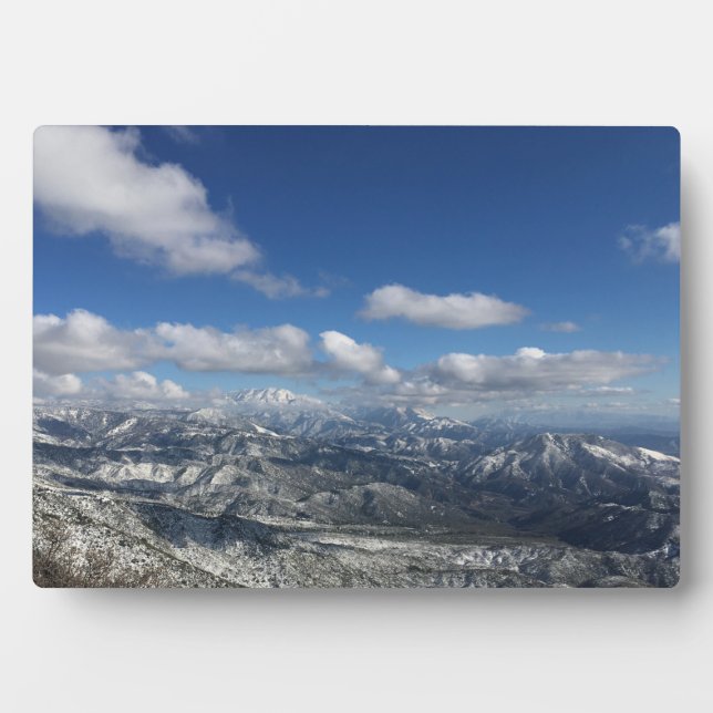Mountain Snow Plaque (Front)