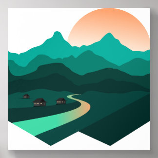 Mountain Song | Unique Edition Acrylic Photo Tile