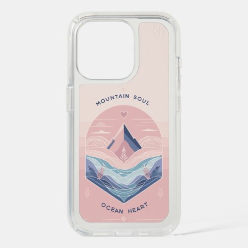 Mountain Soul Ocean Heart iPhone 15 Pro Case