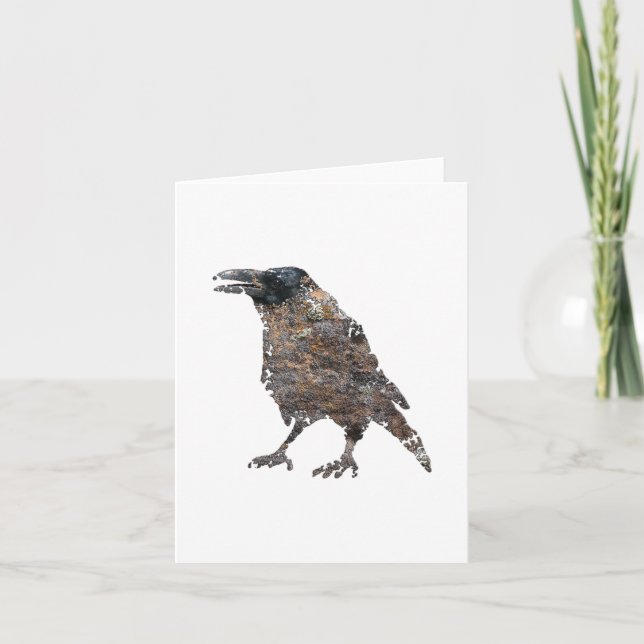 Mountain Spirit Crow Card (Front)