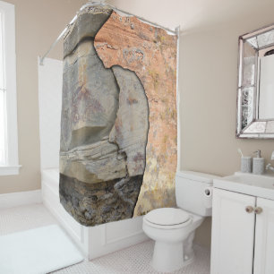 Mountain Spirit Talking Canyons, New Mexico Shower Curtain