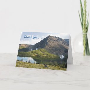 Mountain Splendor Thank You Greeting Card