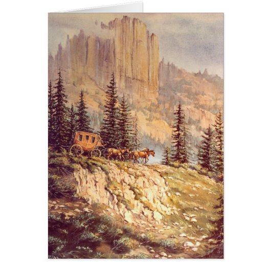 MOUNTAIN STAGECOACH by SHARON SHARPE (Front)
