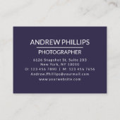 Mountain Starry Silhouette Custom Business Card (Back)