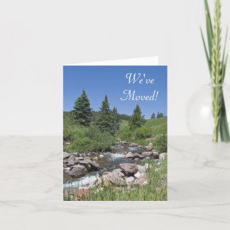 Mountain Stream Change of Address Announcement