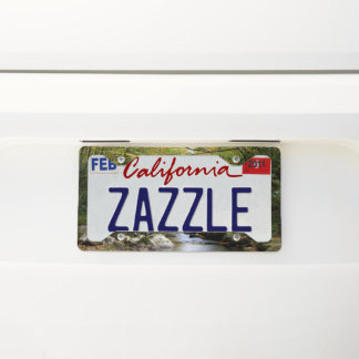  Mountain Stream License Plate Frame