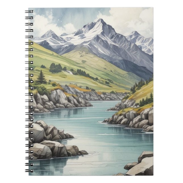 Mountain Stream Notebook Journal (Front)
