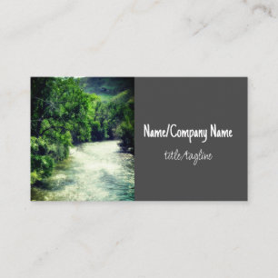 mountain stream outdoor nature photography  business card