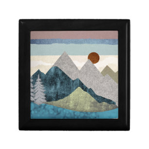 Mountain Striped Sky Gift Box