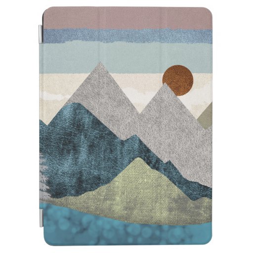 Mountain Striped Sky iPad Air Cover