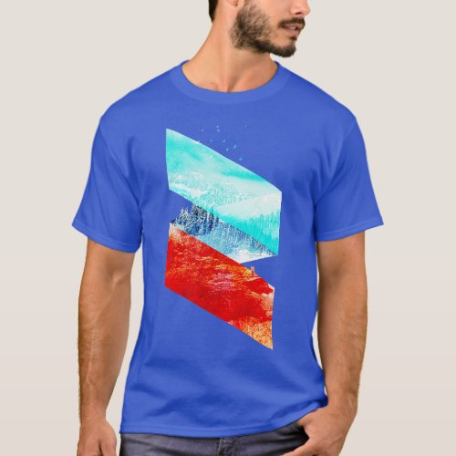 Mountain Stripes T_Shirt