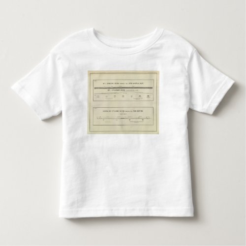 Mountain Structure sections displacement diagram Toddler T_shirt