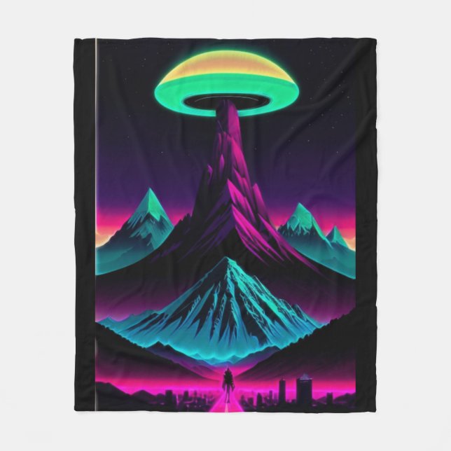 Mountain Sucker Fleece Blanket (Front)