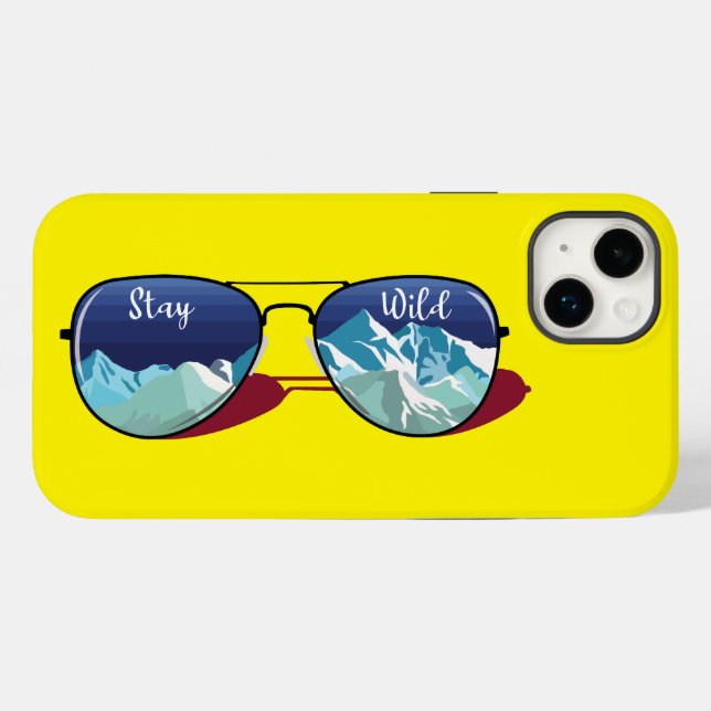 Mountain sun glasses Case-Mate iPhone case (Back (Horizontal))