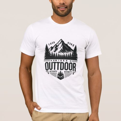 Mountain Sunrise Adventure Outdoor T_Shirt Design