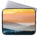 Mountain Sunrise: Breathtaking Landscape Laptop Sleeve