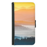 Mountain Sunrise: Breathtaking Landscape Samsung Galaxy S5 Wallet Case