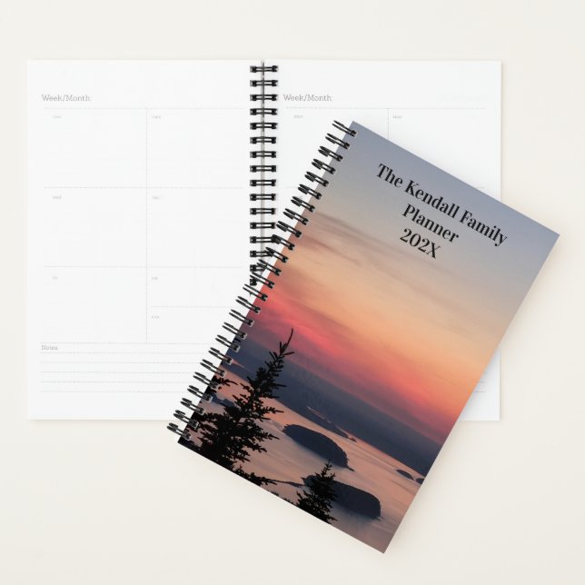 Mountain Sunrise Planner (Display)