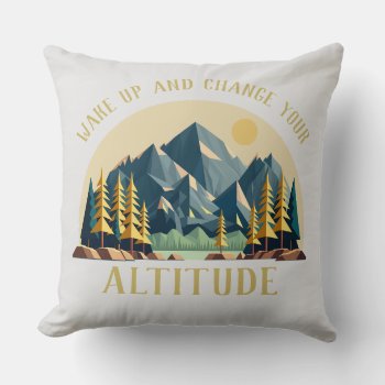 Mountain Sunrise Throw Pillow by MaggieMart at Zazzle