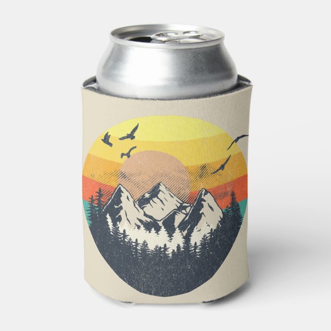Mountain sunset can cooler (Can Front)