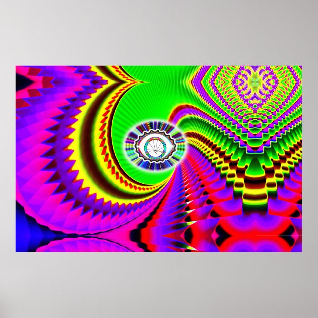 Mountain Sunset Eye (add words) Poster (Front)