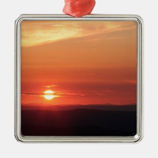 Mountain Sunset in the Shenandoah Metal Ornament