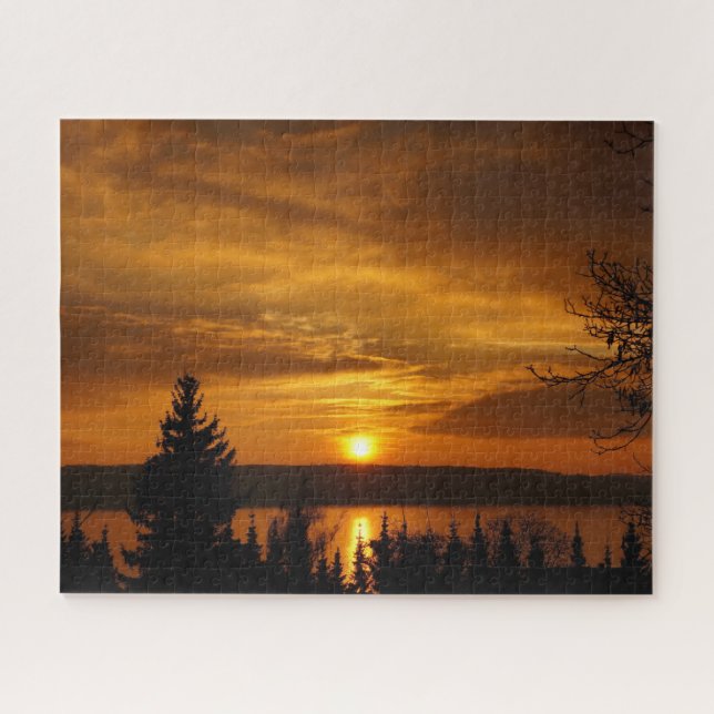 Mountain Sunset Jigsaw Puzzle (Horizontal)