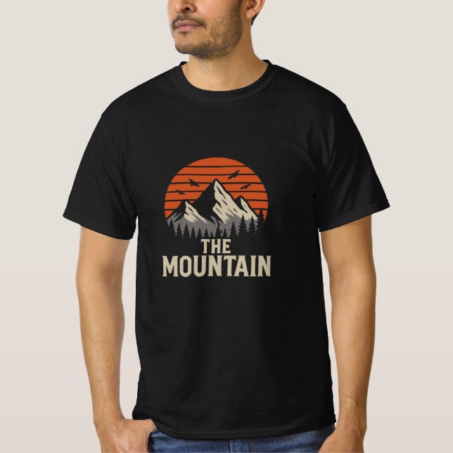 mountain t-shirt design (Front)