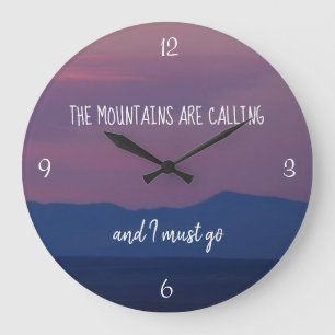 Mountain Themed, Mountain Time Clock