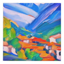 Mountain town in the Pyrenees