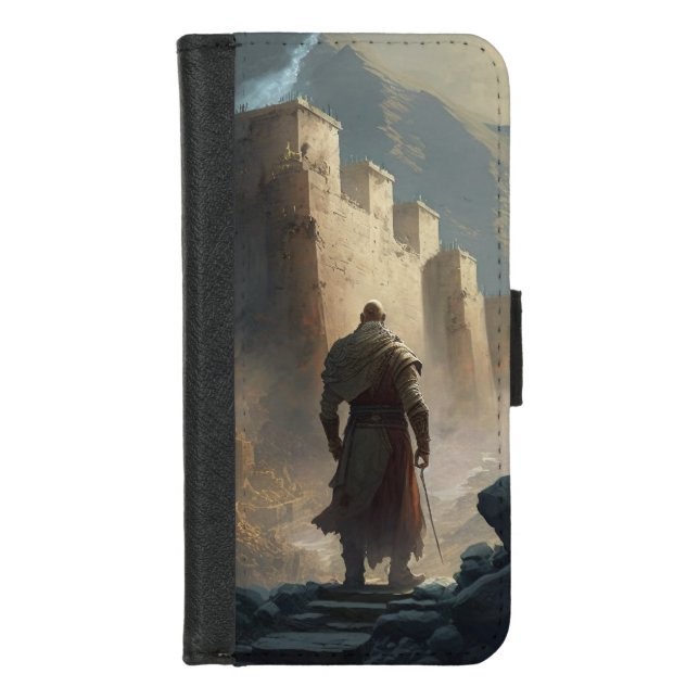 Mountain Town Siege iPhone Wallet Case (Front)