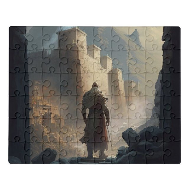 Mountain Town Siege Jigsaw Puzzle (Puzzle Horizontal)