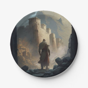 Mountain Town Siege Paper Plates