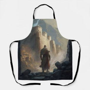 Mountain town victory apron