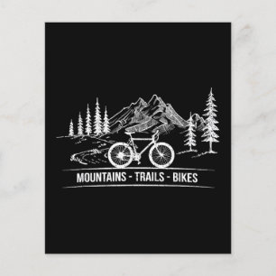 Mountain Trail Bikes - Cyclist Bike Rider Bicycle