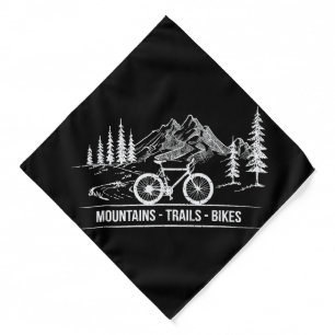 Mountain Trail Bikes - Cyclist Bike Rider Bicycle Bandana
