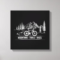 Mountain Trail Bikes - Cyclist Bike Rider Bicycle