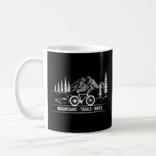 Mountain Trail Bikes - Cyclist Bike Rider Bicycle Coffee Mug