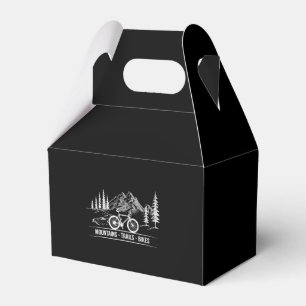 Mountain Trail Bikes - Cyclist Bike Rider Bicycle  Favor Boxes
