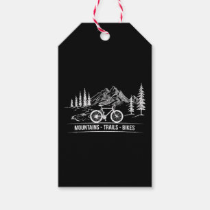 Mountain Trail Bikes - Cyclist Bike Rider Bicycle Gift Tags