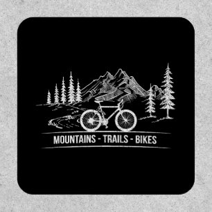 Mountain Trail Bikes - Cyclist Bike Rider Bicycle Patch