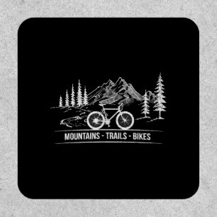 Mountain Trail Bikes - Cyclist Bike Rider Bicycle Patch