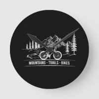 Mountain Trail Bikes - Cyclist Bike Rider Bicycle 