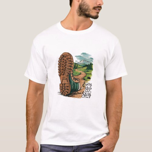 Mountain Trail Enthusiast _ Outdoor Hiking T_Shirt