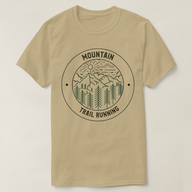 Mountain Trail Running Shirt (Design Front)
